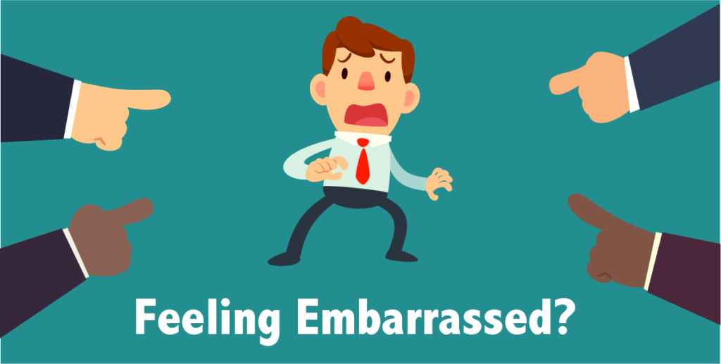 man embarressed to call cabot