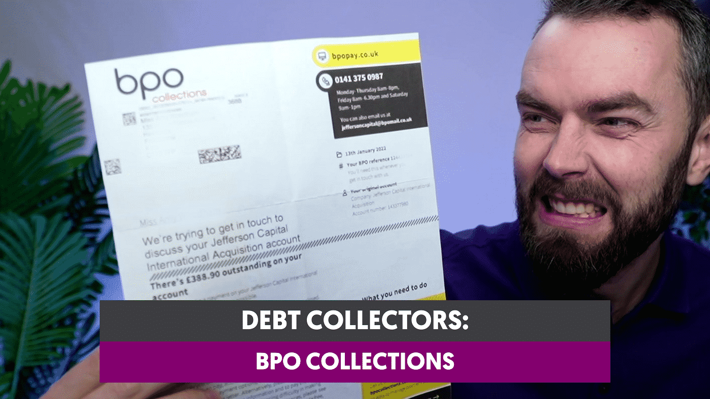 BPO Collections Debt Letter