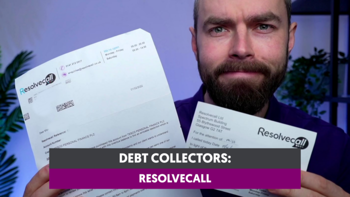 Resolvecall debt letter