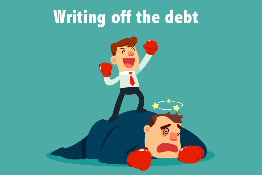 Writing off the debt