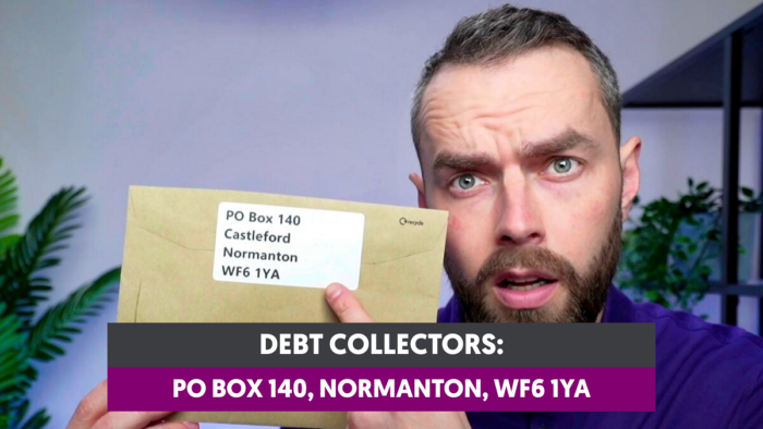 PO Box 140 Normanton WF6 1YA Debt