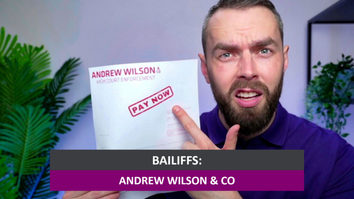 Andrew Wilson & Co Bailiffs Debt