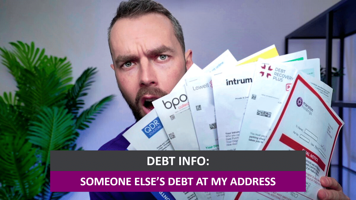 Someone Else's Debt At My Address