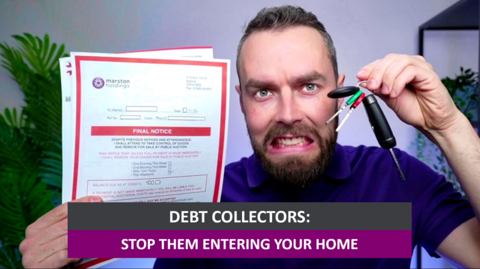 Stop Debt Collectors Entering Your Home