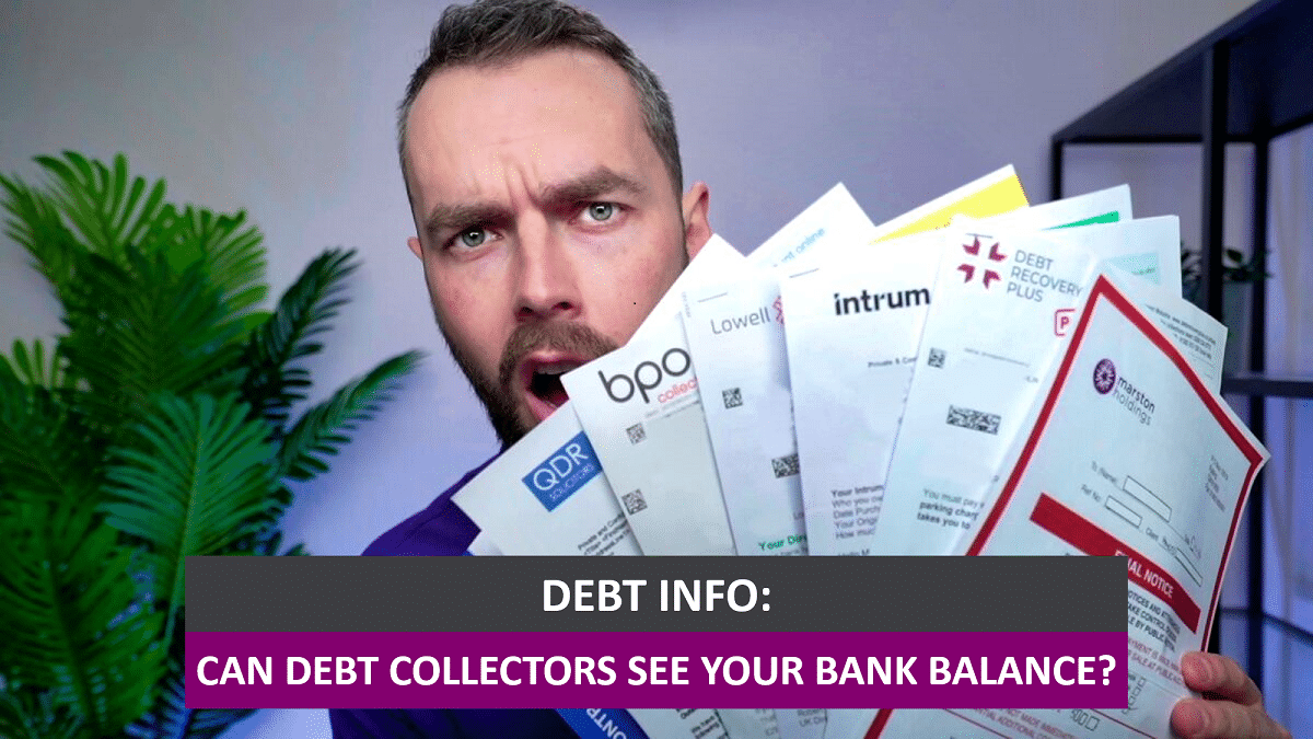 Can Debt Collectors See Your Bank Balance