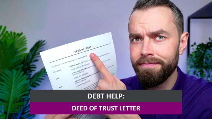 Deed of Trust Letter