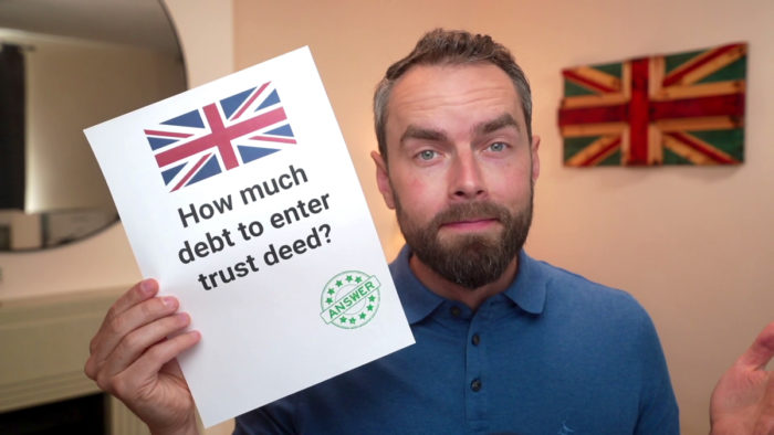 How Much Debt Do I Need to Enter into a Trust Deed