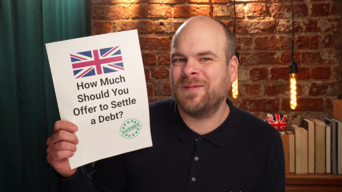 how much to offer to settle a debt