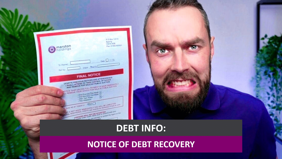 Notice Of Debt Recovery