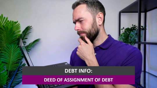 deed of assignment of a debt