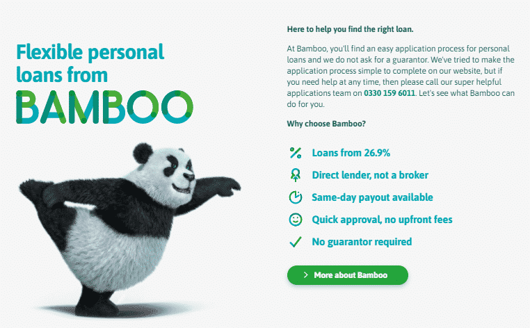 Bamboo Loans Website Review