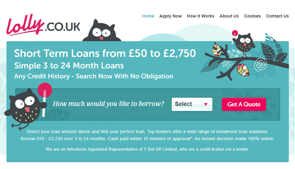 Lolly Loans Website Review