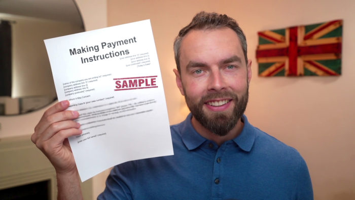 make payment instructions