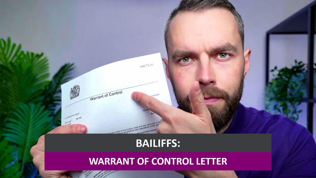 Warrant of Control Letter