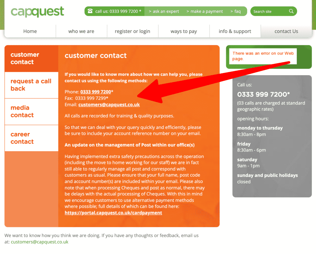 CapQuest Debt Collection Review