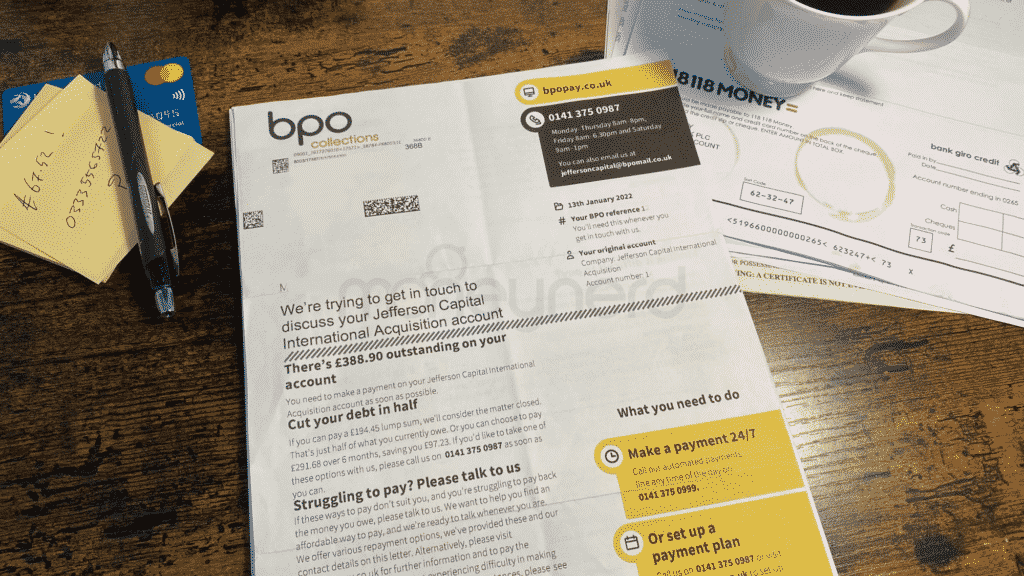 BPO Collections Letter