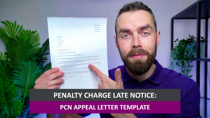 PCN Appeal Letter Template