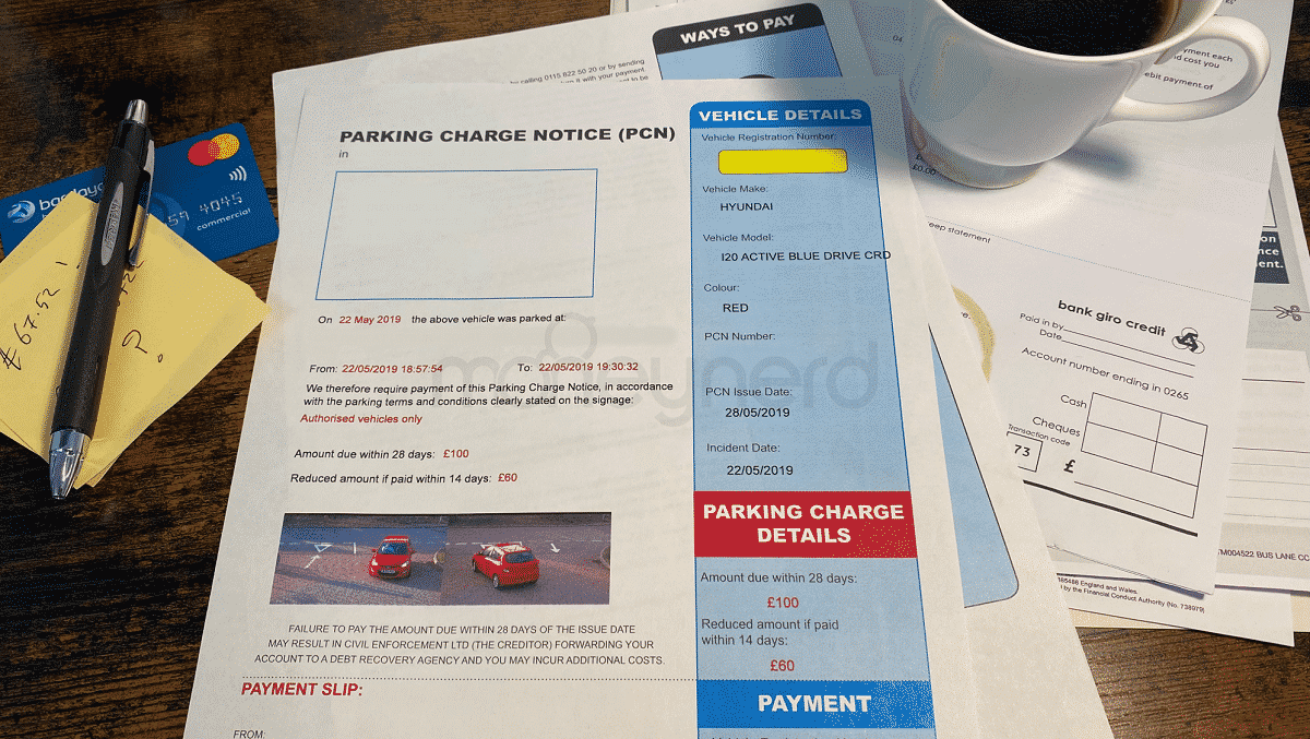 should i ignore parking charge notice