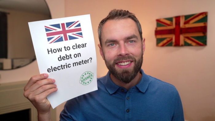 clear debt electric meter