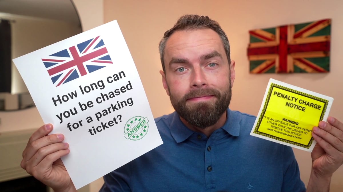 How long can you be chased for a parking ticket?