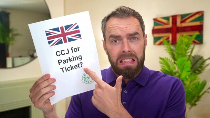 CCJ for Parking Ticket