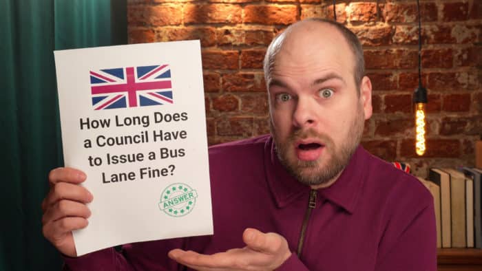 how long council issue bus lane fine
