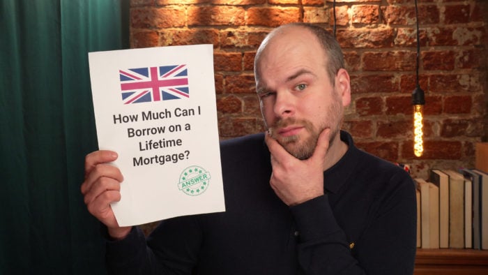how much borrow lifetime mortgage