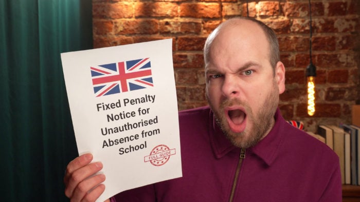 fixed penalty notice for unauthorised absence from school