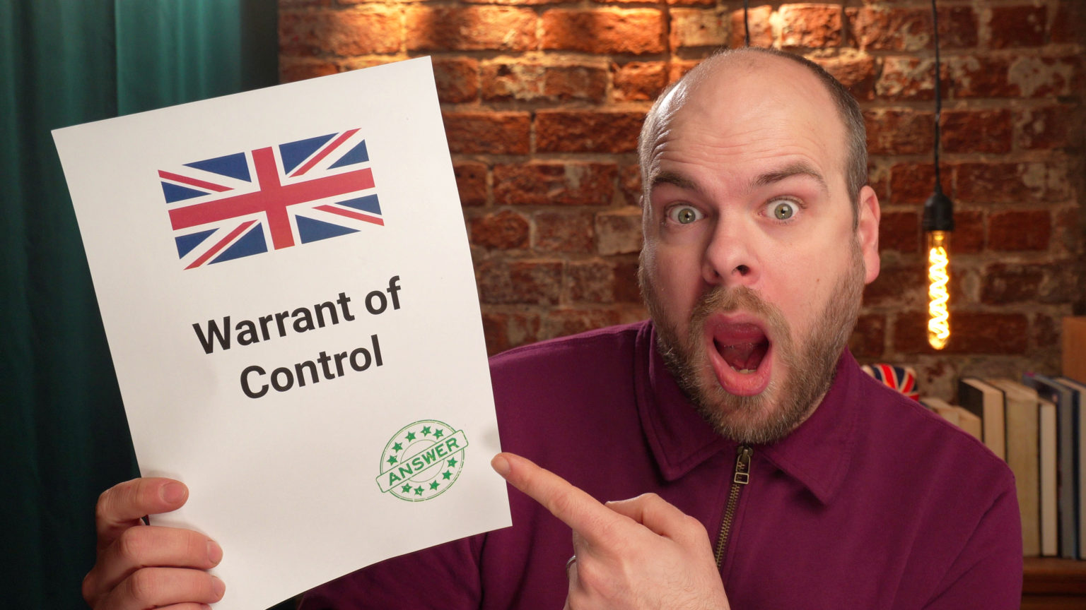 how much does a warrant of control cost