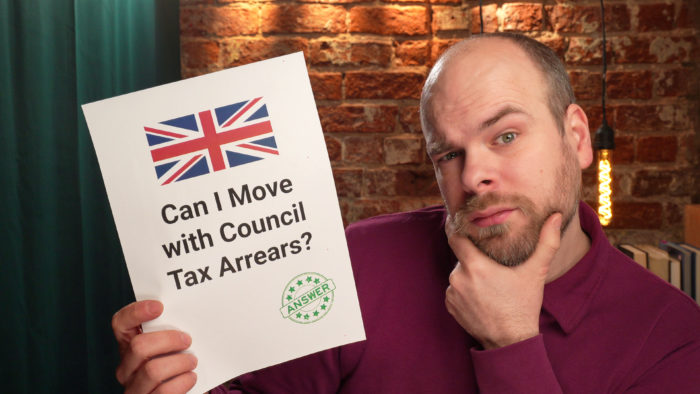 can i move with council tax arrears