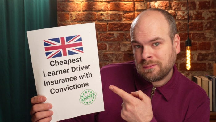 cheapest learner driver insurance with convictions