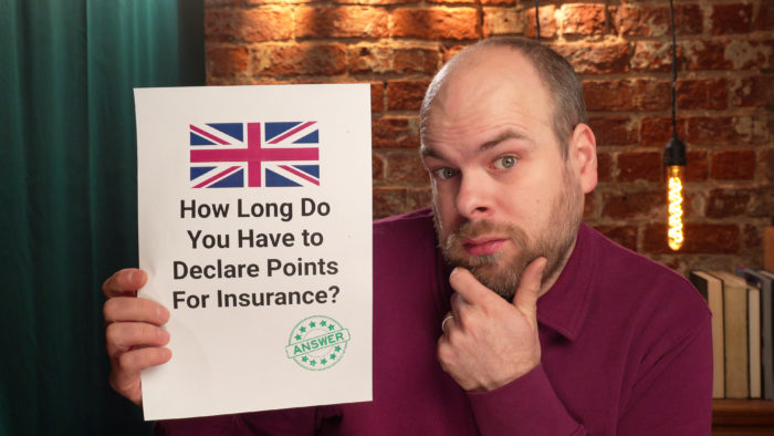 how long to declare points for insurance