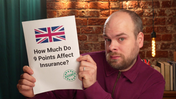 how much do 9 points affect insurance
