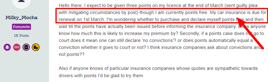 Do You Have To Tell Insurance About Points