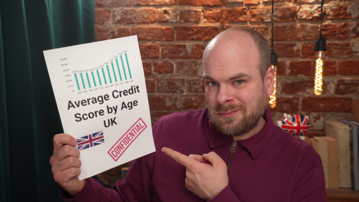 average credit score by age uk