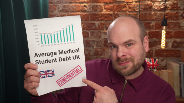 average medical student debt uk