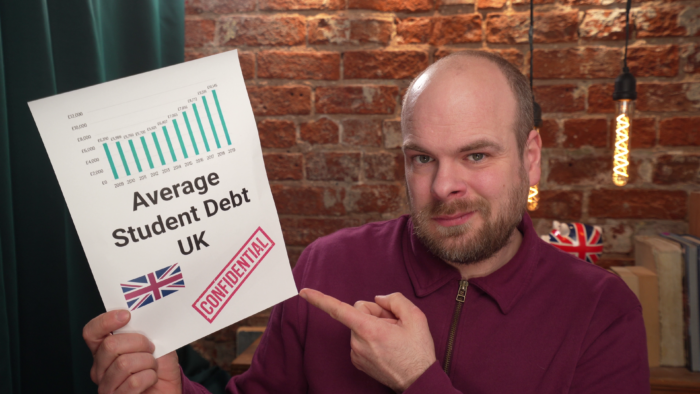 average student debt uk