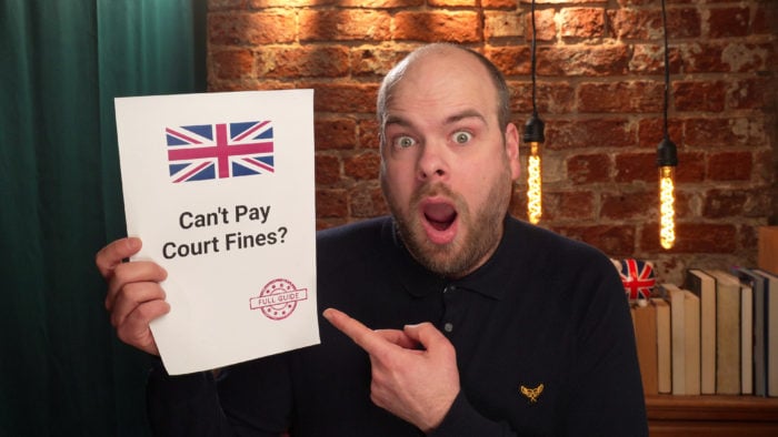 cant pay court fines