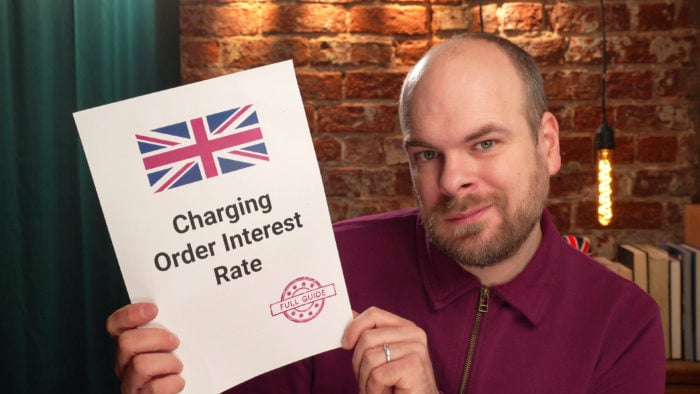 charging order interest rates