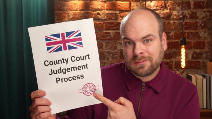county court judgement process