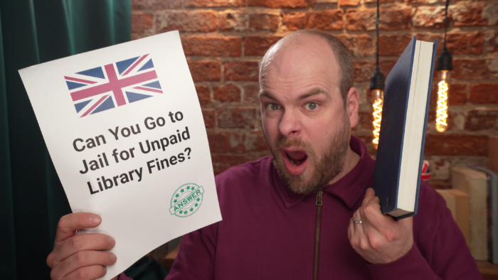 jail unpaid library fines