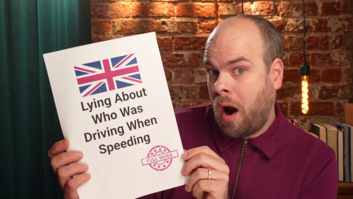 lying about who was driving when speeding