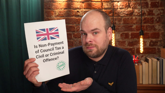 non payment council tax civil criminal