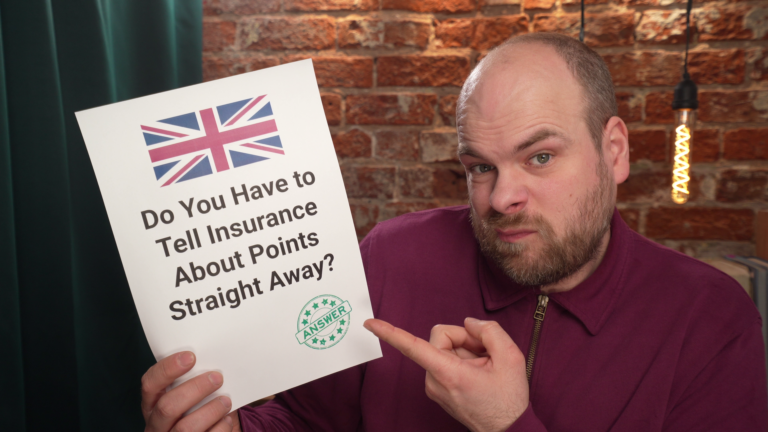 do-you-have-to-tell-insurance-about-points-straight-away