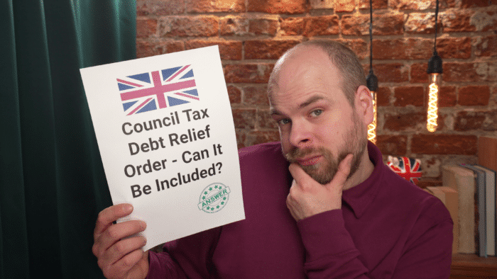 council tax debt relief order