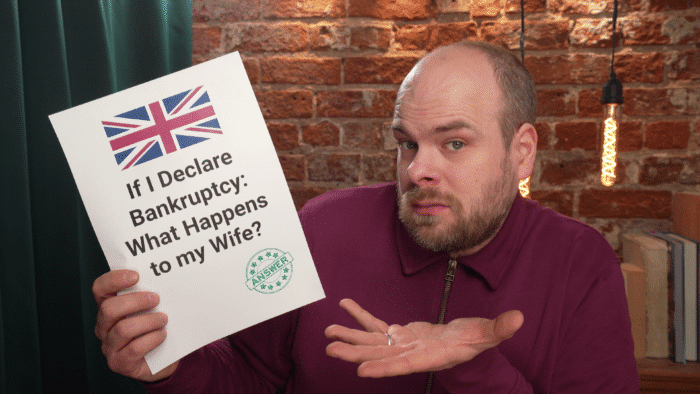 declare bankruptcy what happens wife