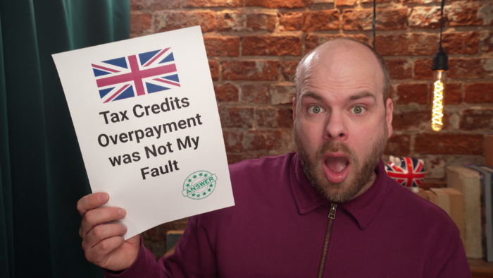 tax credits overpayment not my fault
