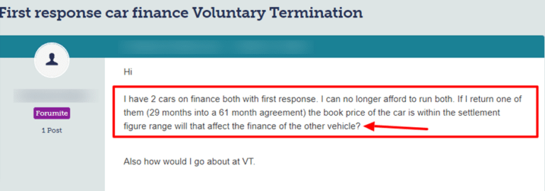 Getting Out Of Car Finance Agreement