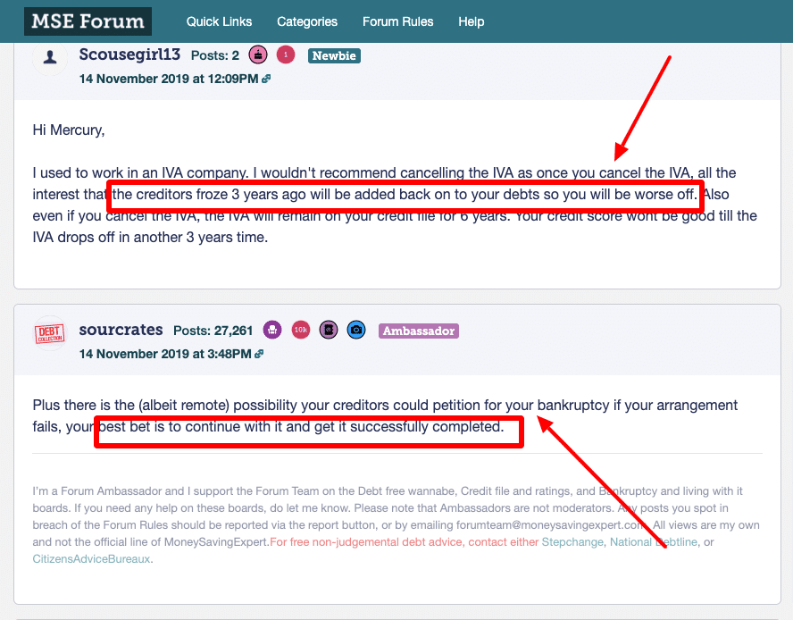 Can I Legally Cancel My IVA? Can You Get Out?