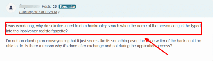 bankruptcy search